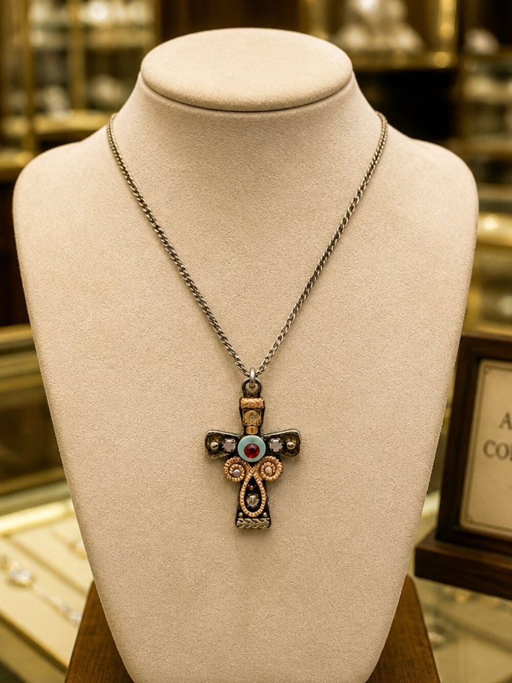 Ayala Bar Cross Necklace